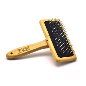 Luxury Bamboo Bliss Pet Grooming Air Cushion Needle Comb-3