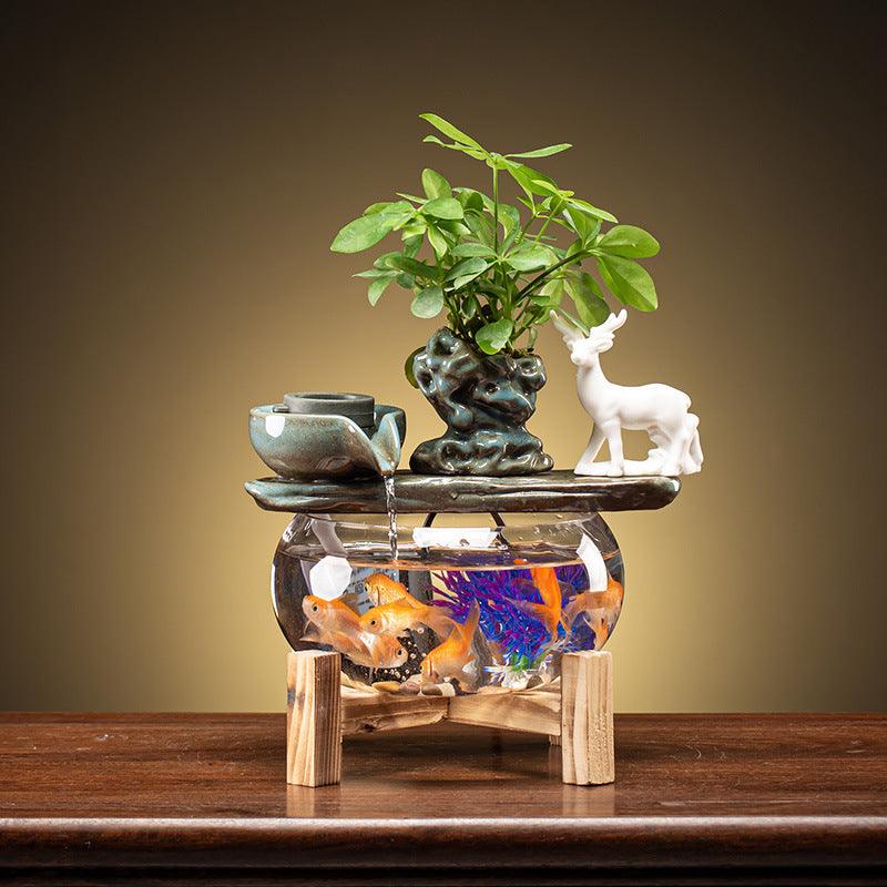 Fortune Flowing Fish Tank - A Captivating Addition To Your Home-7