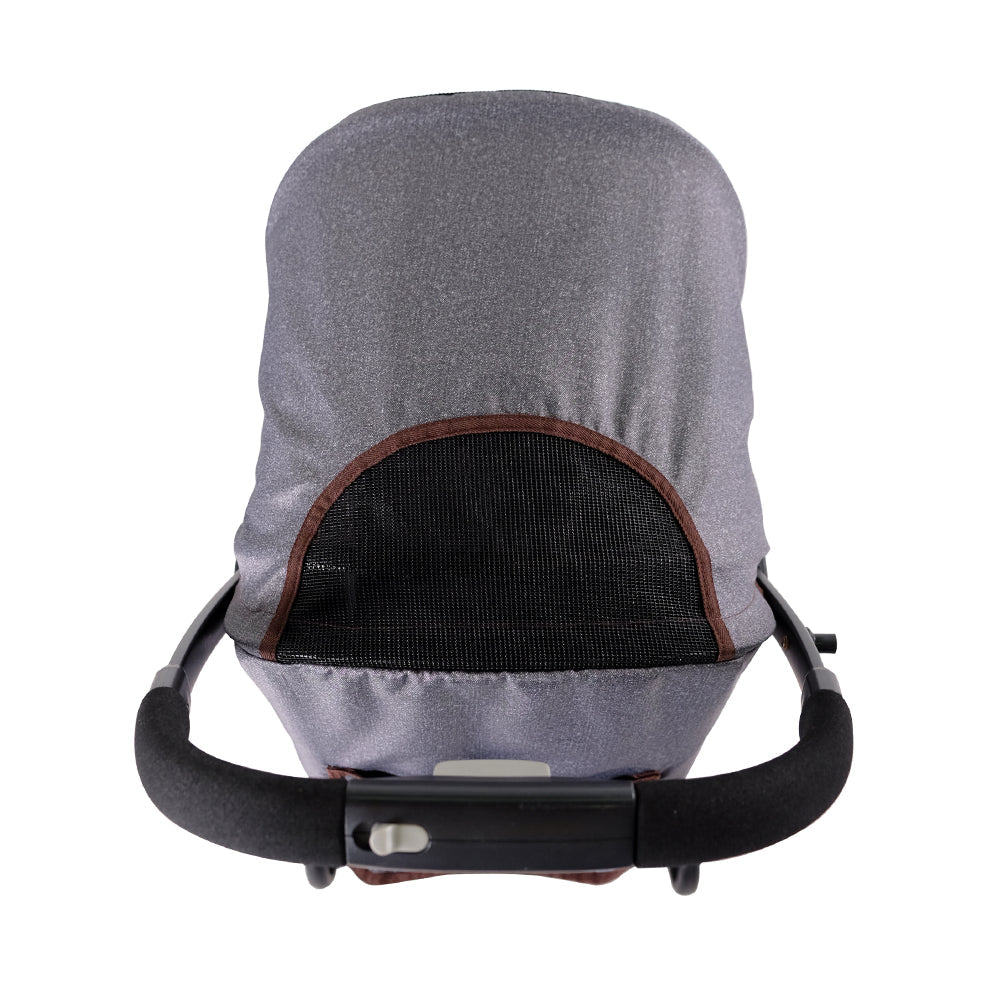 Speedy Fold Pet Buggy – Grey Denim-5