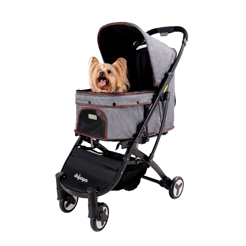 Speedy Fold Pet Buggy – Grey Denim-0