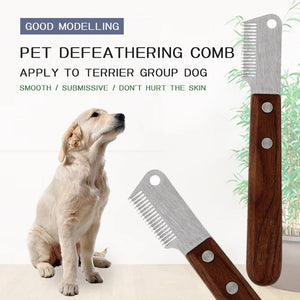 Dog Hair Removal Knife Pet Grooming Tool Shaving Comb Dog Accessories-4