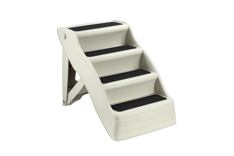 Foldable Pet Stairs 4 Step Ladder for Pet Cat Dog-0