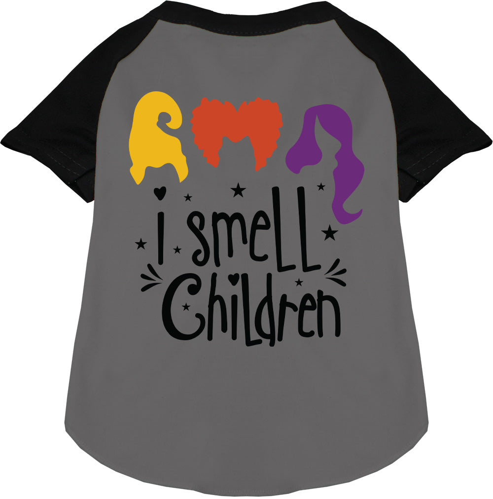 I Smell Children Pet Raglan Shirt-2