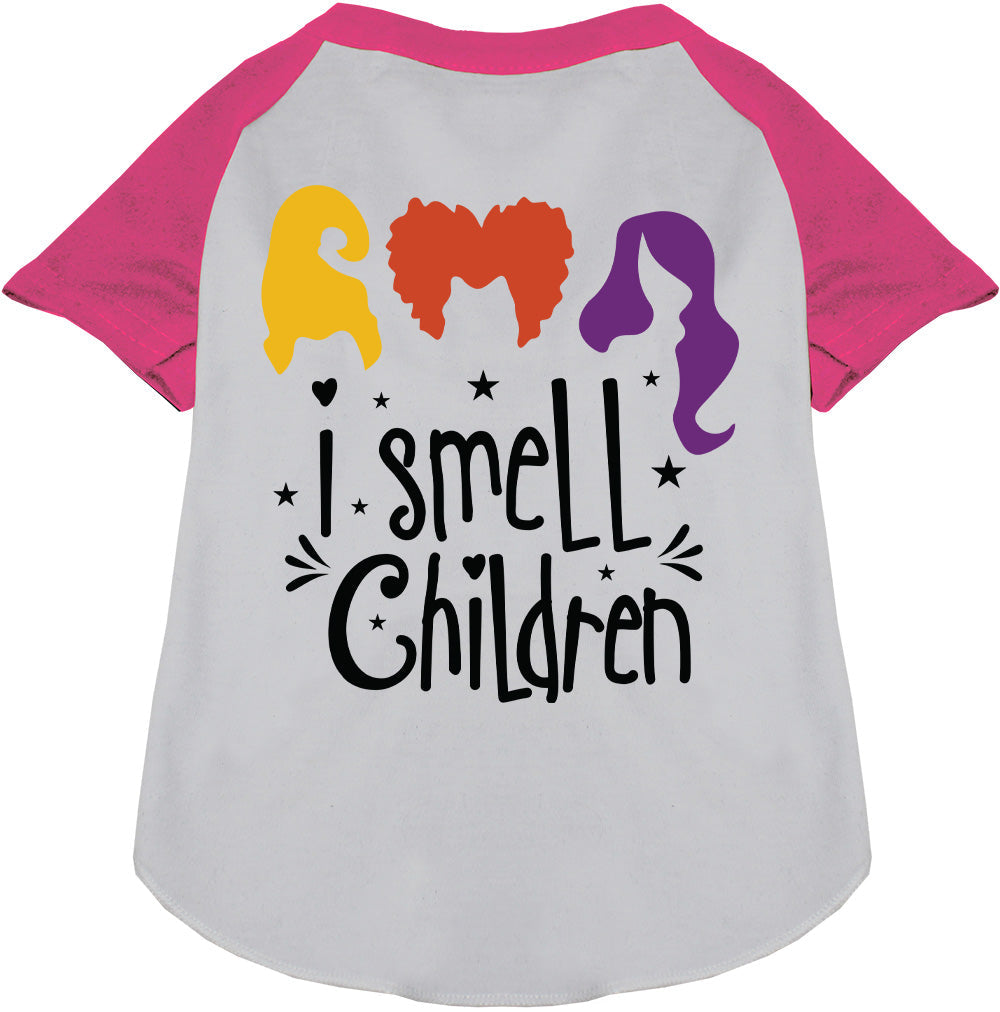 I Smell Children Pet Raglan Shirt-3