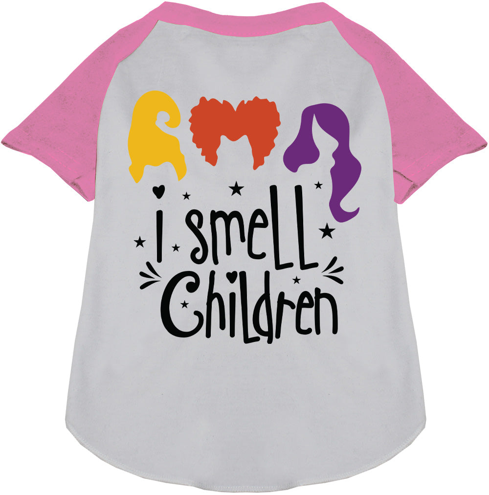 I Smell Children Pet Raglan Shirt-4