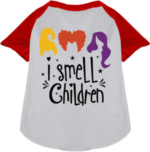 I Smell Children Pet Raglan Shirt-7