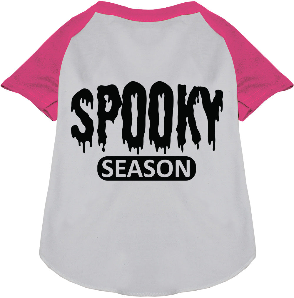 Bloody Spooky Season Pet Raglan Shirt-3