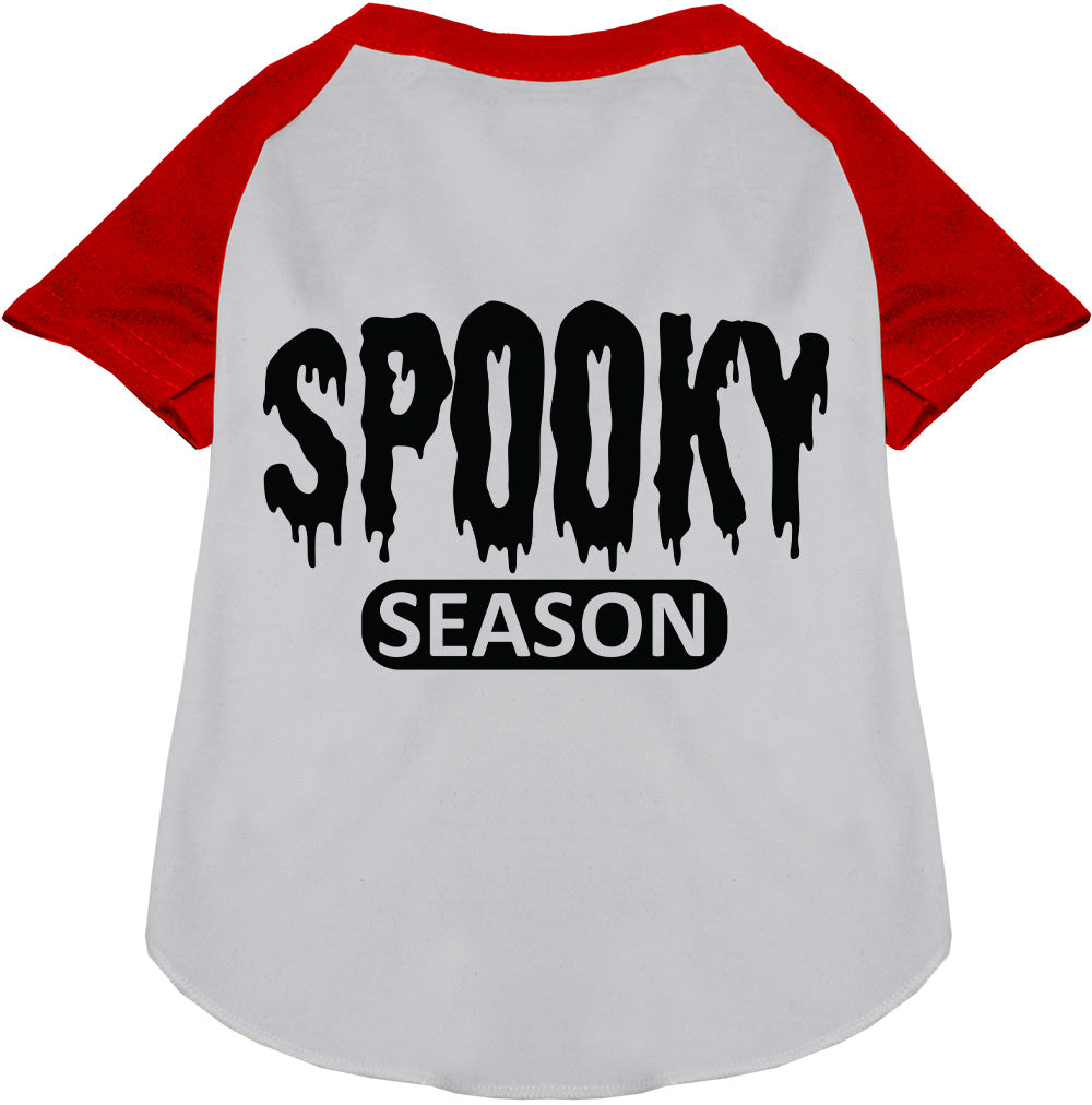 Bloody Spooky Season Pet Raglan Shirt-7