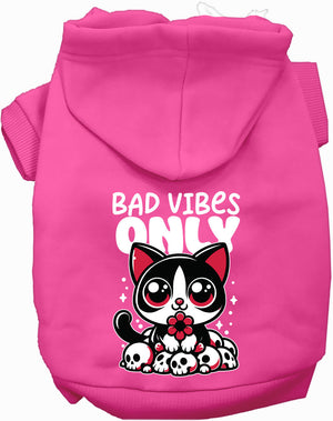 Bad Vibes Only Pet Hoodie-4