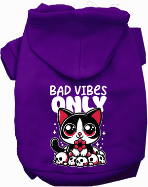 Bad Vibes Only Pet Hoodie-7