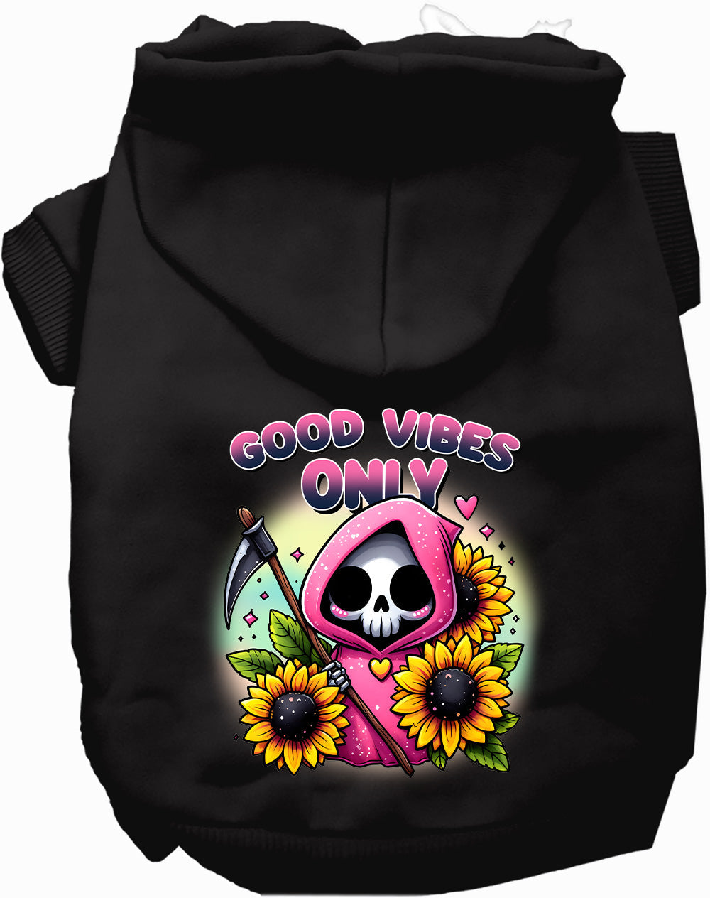 Sun Flowers and Scythes Pet Hoodie-0