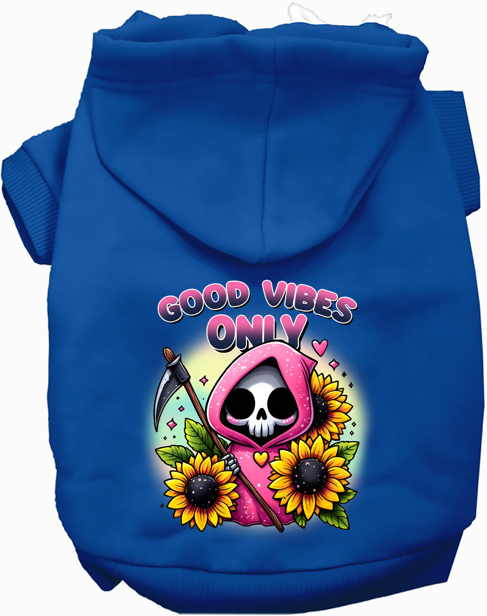 Sun Flowers and Scythes Pet Hoodie-3