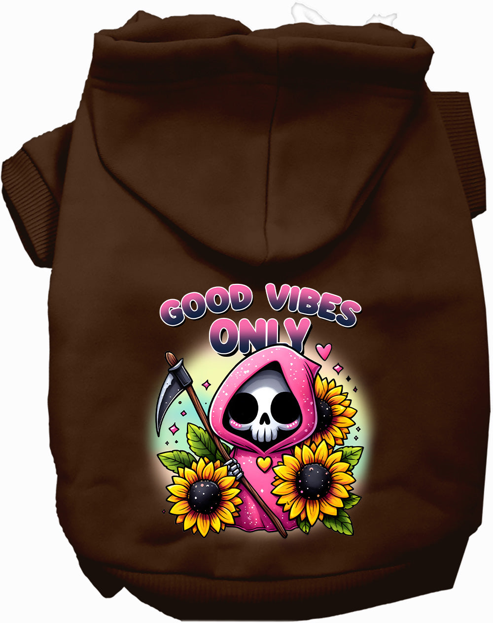 Sun Flowers and Scythes Pet Hoodie-5