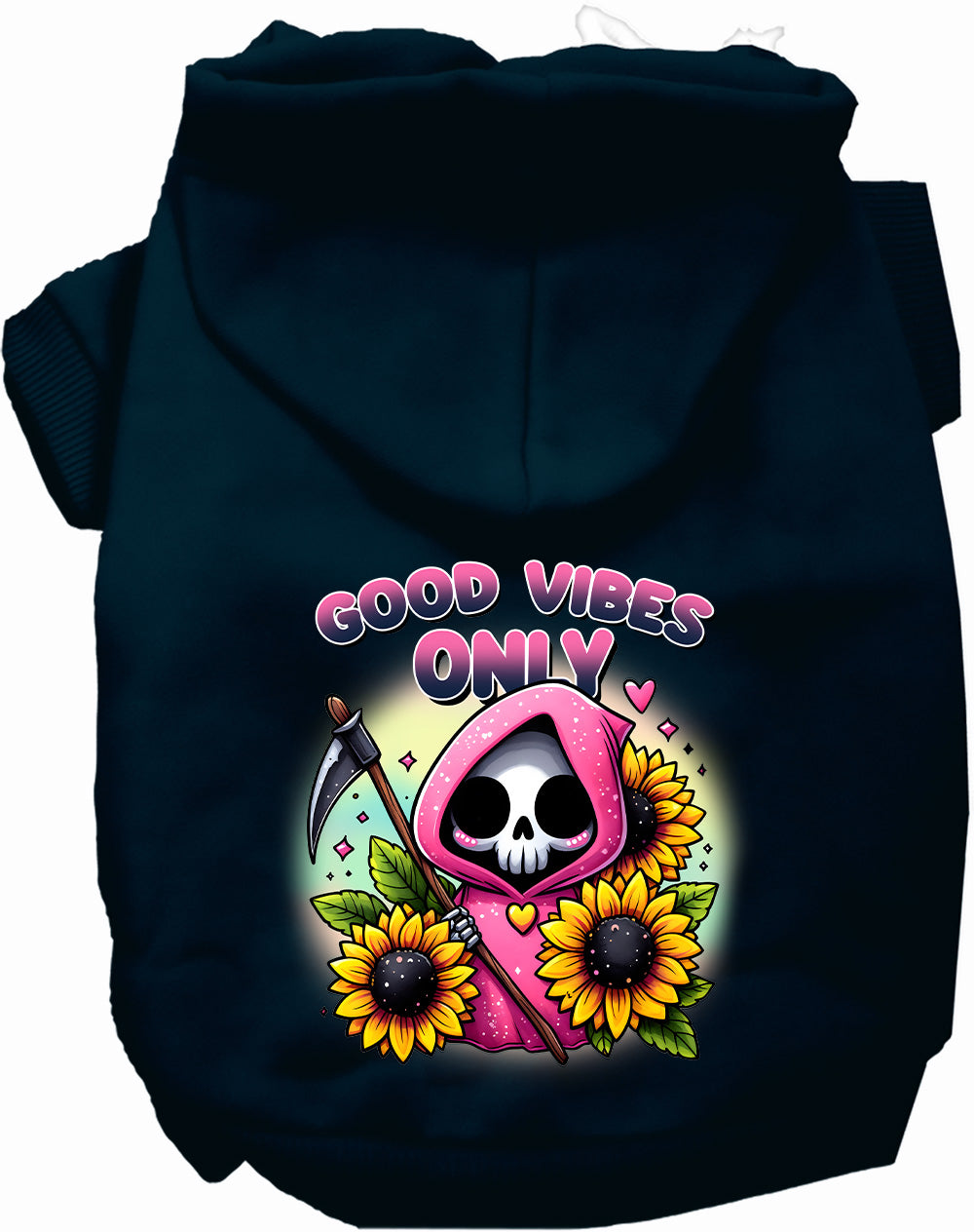 Sun Flowers and Scythes Pet Hoodie-10