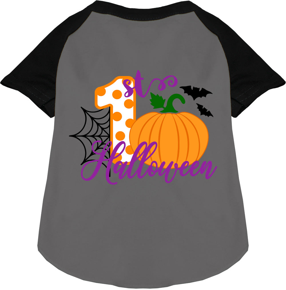 My First Halloween Pet Raglan Shirt-2