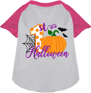 My First Halloween Pet Raglan Shirt-4