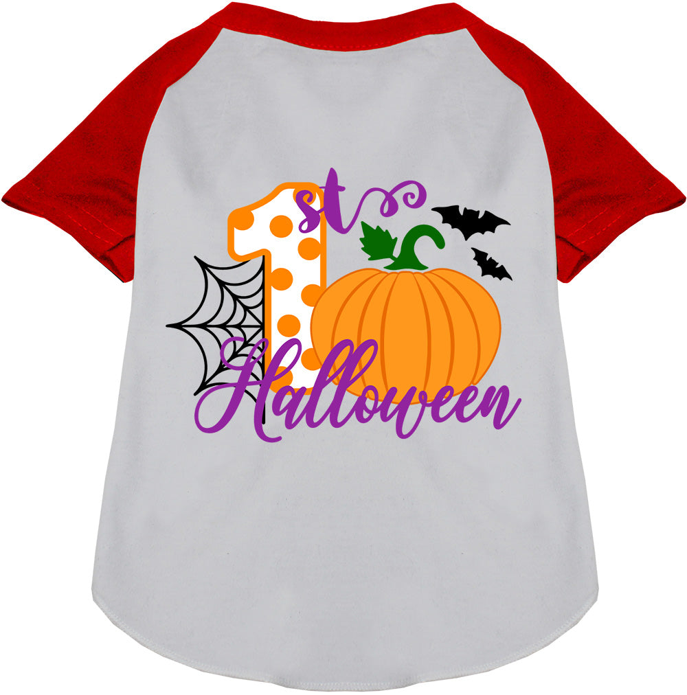 My First Halloween Pet Raglan Shirt-7