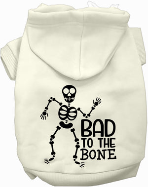 Bad to the Bone Pet Hoodie-0