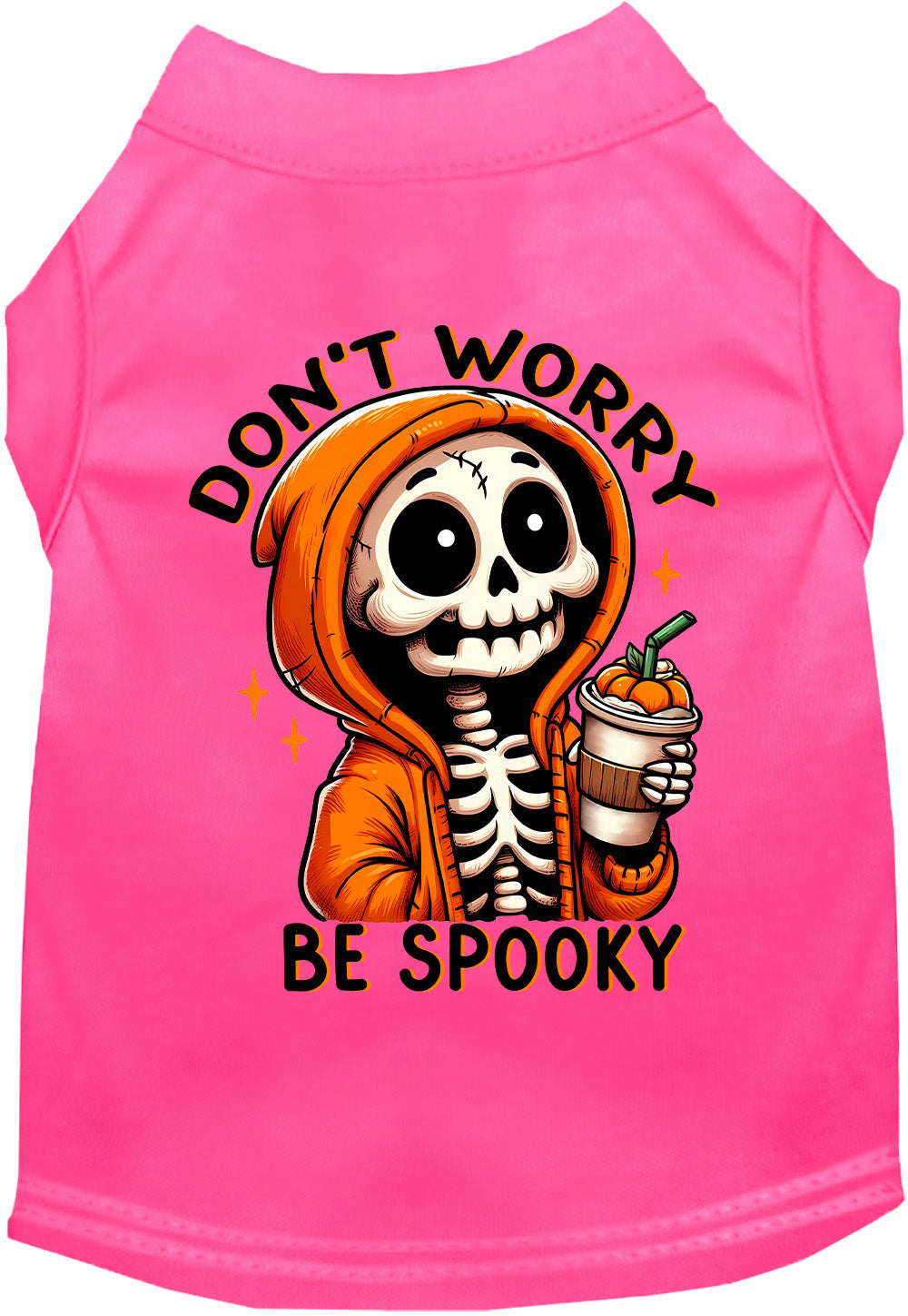 Don't Worry, Be Spooky Pet Shirt-2