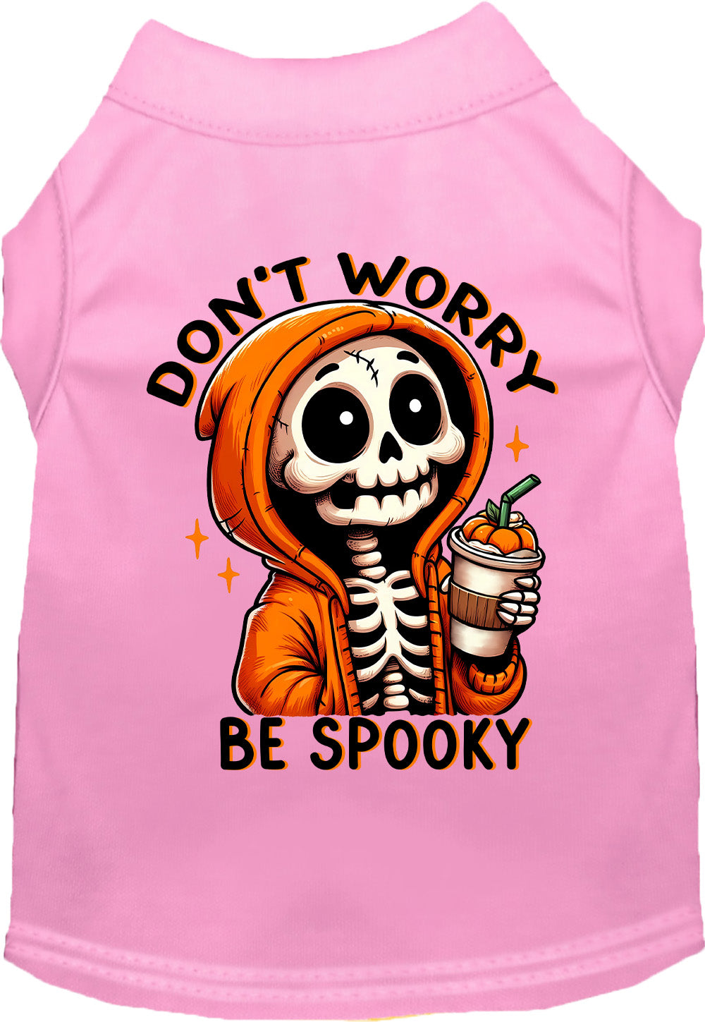 Don't Worry, Be Spooky Pet Shirt-6