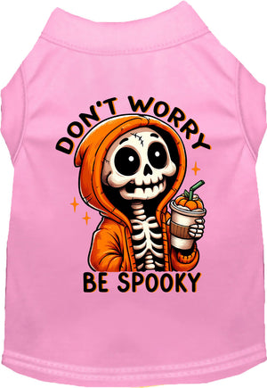 Don't Worry, Be Spooky Pet Shirt-6