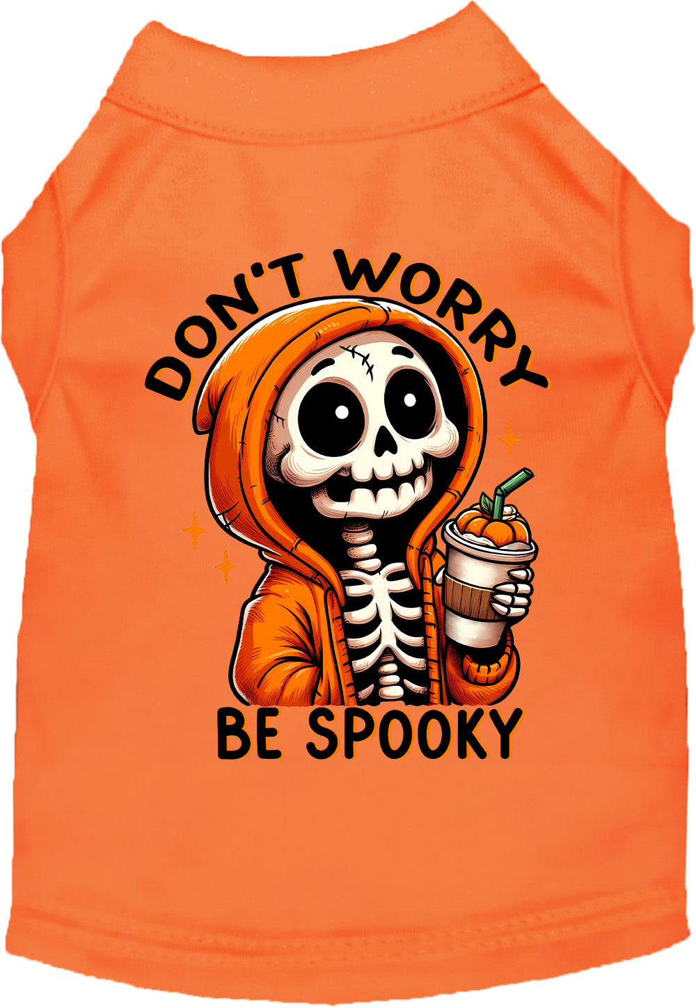 Don't Worry, Be Spooky Pet Shirt-0