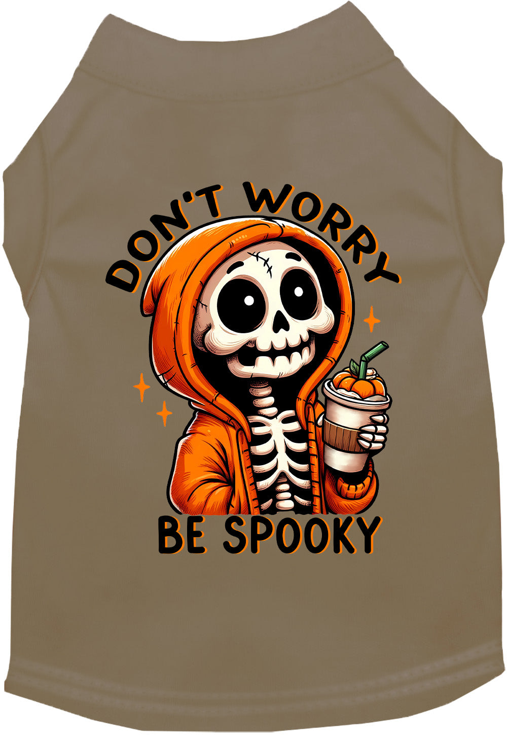 Don't Worry, Be Spooky Pet Shirt-7