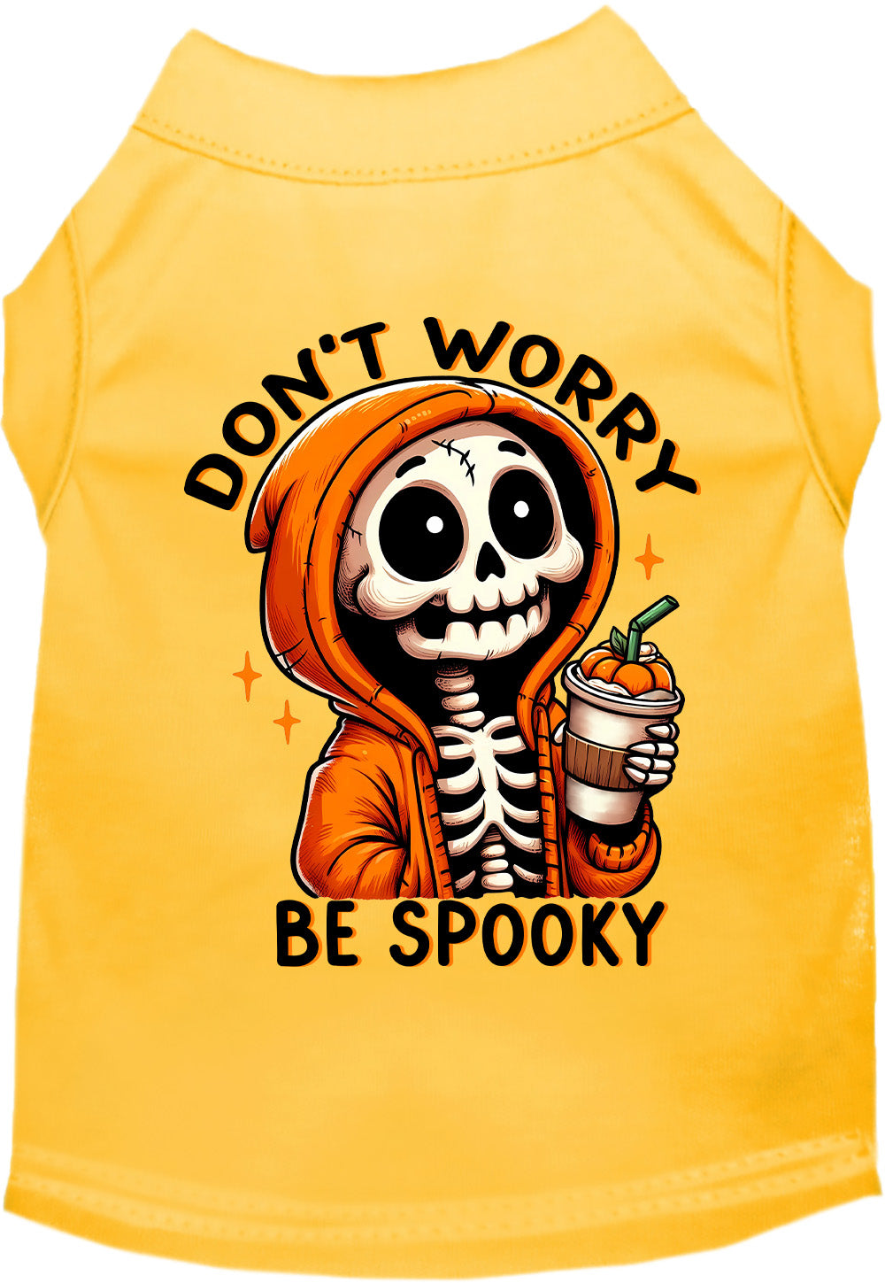 Don't Worry, Be Spooky Pet Shirt-9