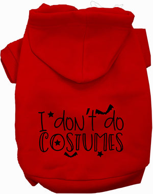 I Don't Do Costumes Pet Hoodie-7