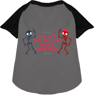 Inside My Bones Pet Raglan Shirt-2