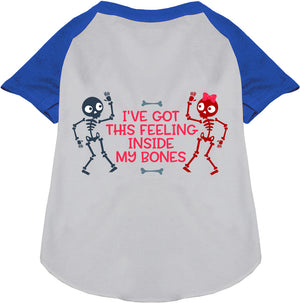 Inside My Bones Pet Raglan Shirt-3