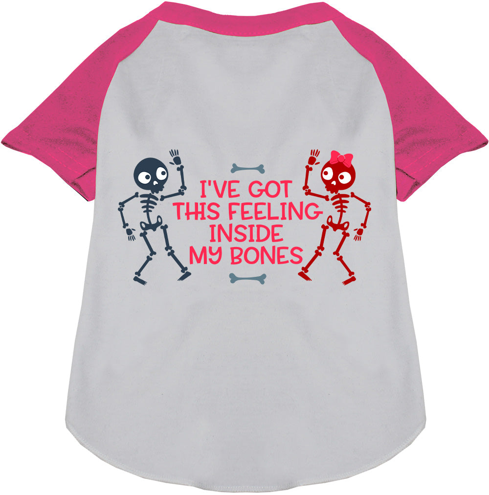 Inside My Bones Pet Raglan Shirt-4