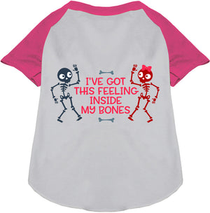 Inside My Bones Pet Raglan Shirt-4