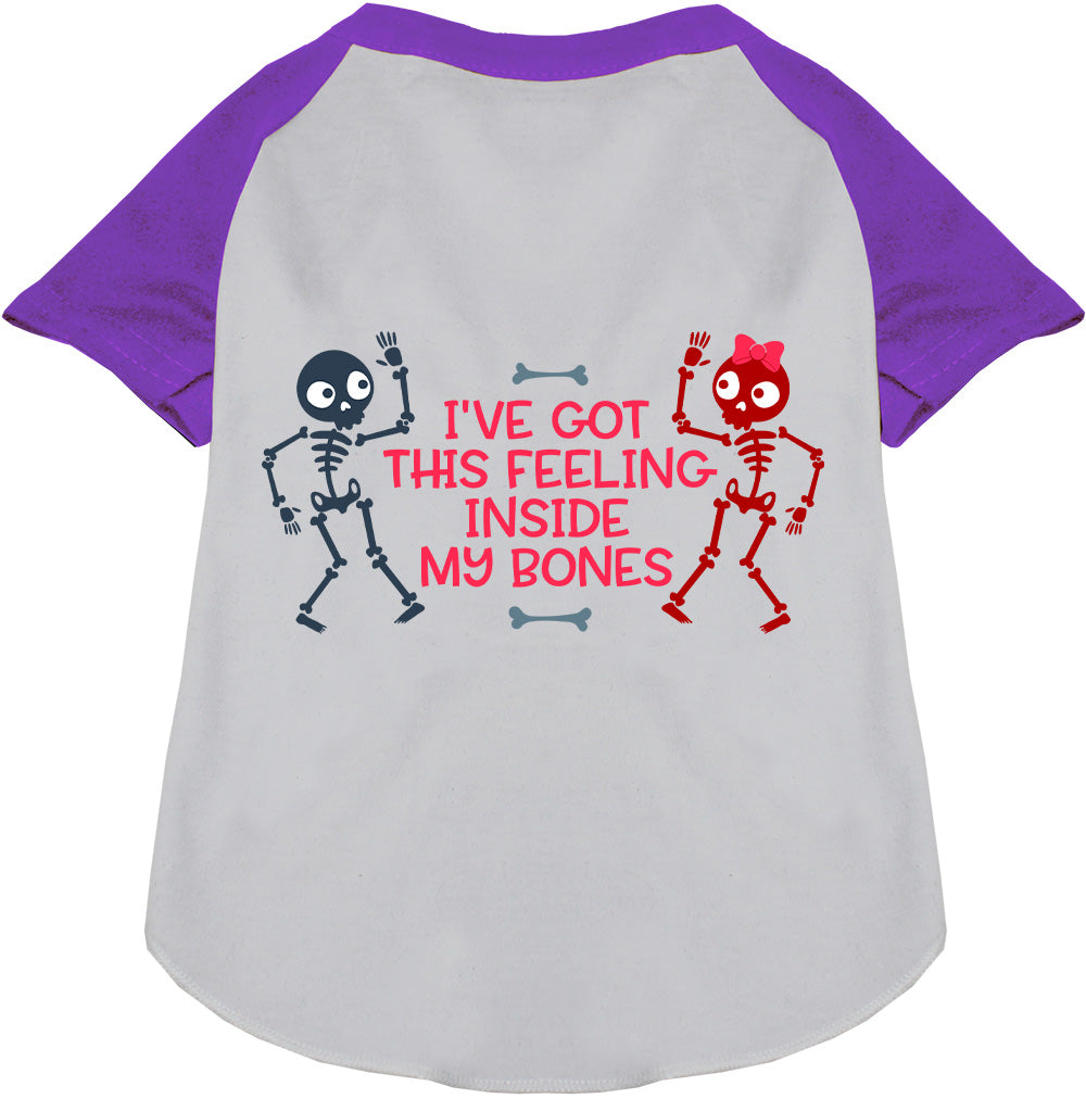 Inside My Bones Pet Raglan Shirt-6