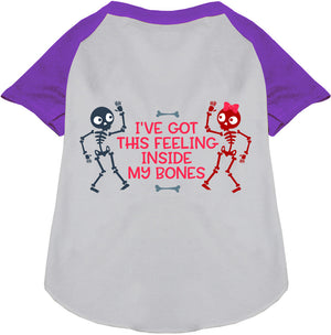 Inside My Bones Pet Raglan Shirt-6