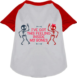 Inside My Bones Pet Raglan Shirt-7