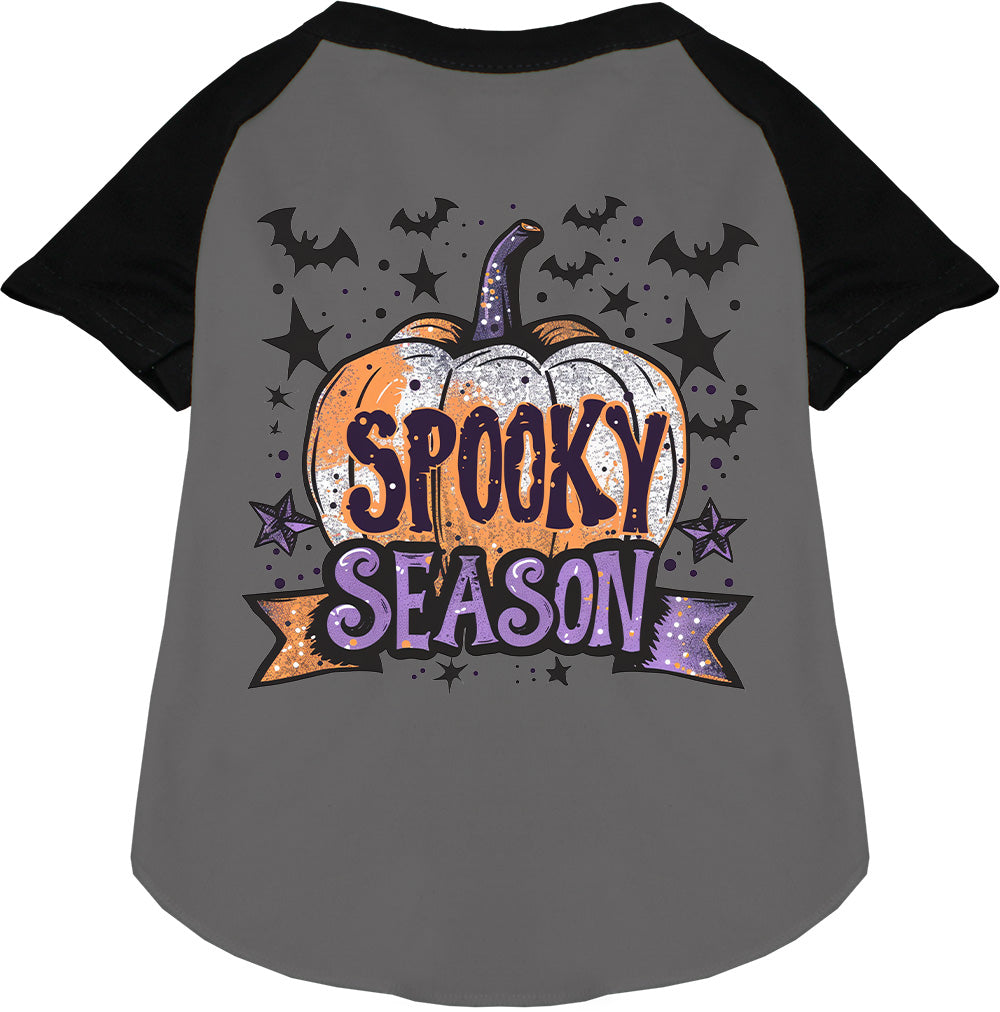 Batty Spooky Season Pet Raglan Shirt-0