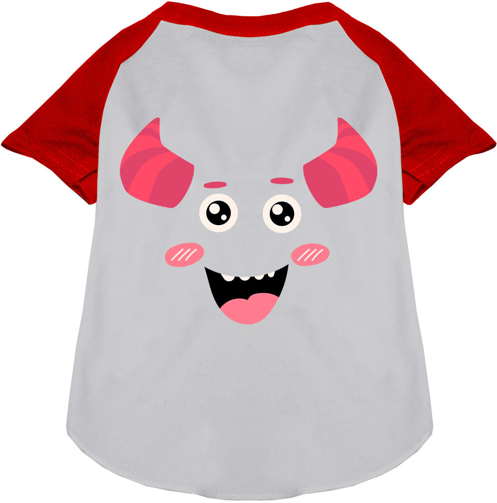 Mischiefmauve Monster Costume Pet Raglan Shirt-7