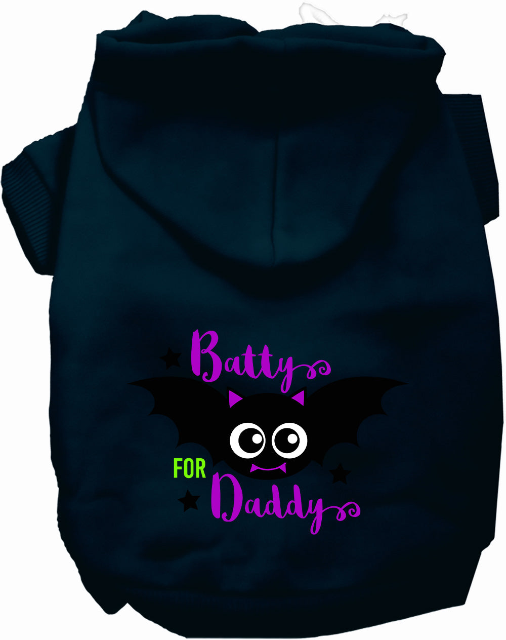 Batty for Daddy Pet Hoodie-9