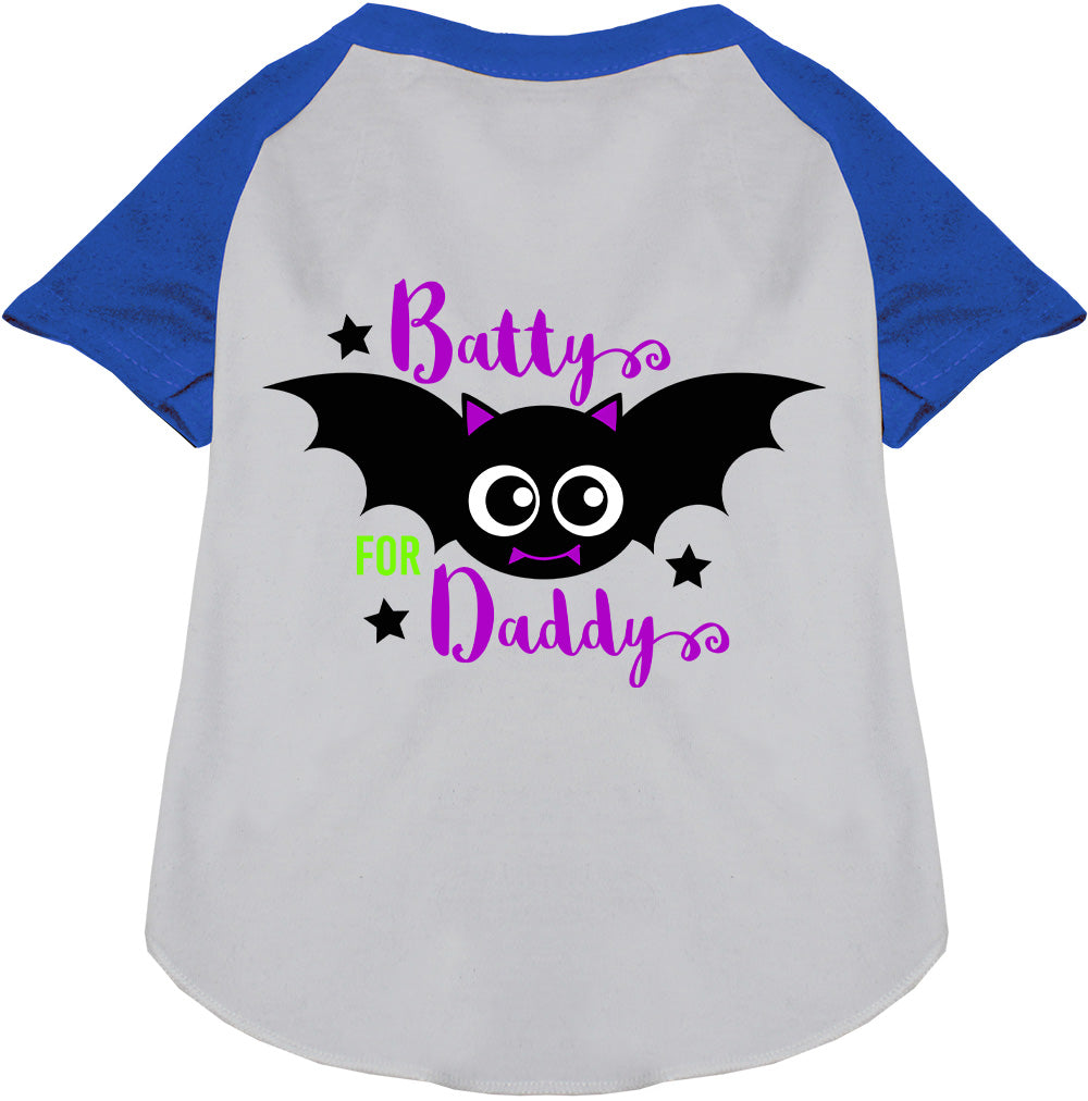 Batty for Daddy Pet Raglan Shirt-2