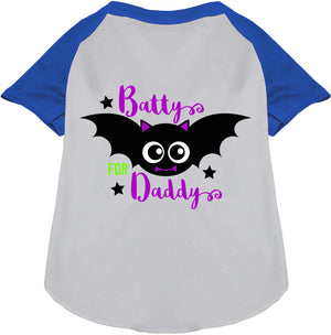 Batty for Daddy Pet Raglan Shirt-2