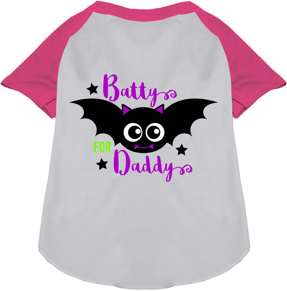 Batty for Daddy Pet Raglan Shirt-3