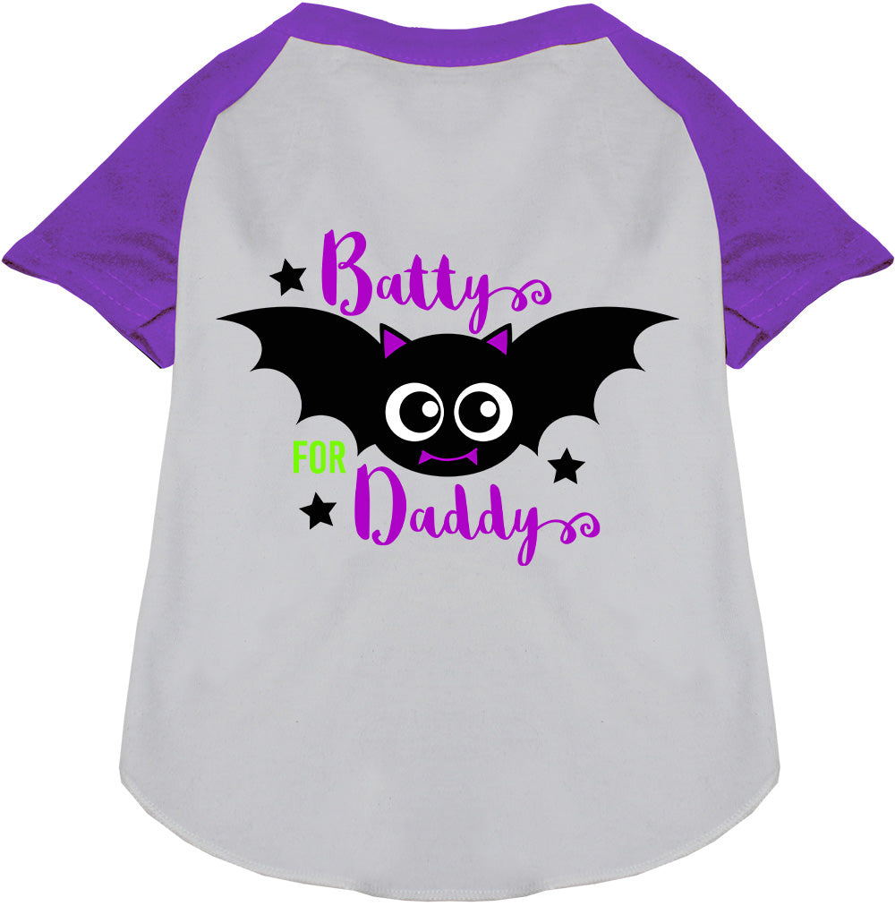 Batty for Daddy Pet Raglan Shirt-6