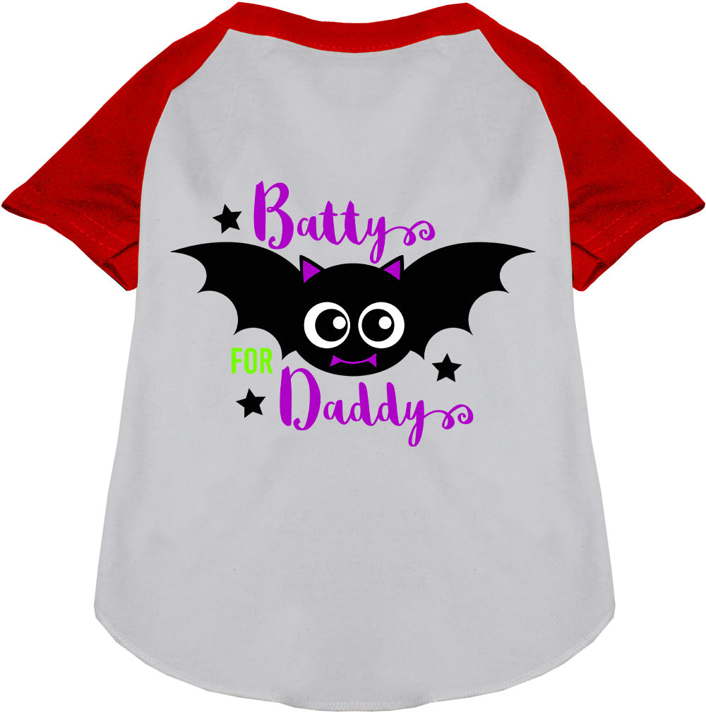 Batty for Daddy Pet Raglan Shirt-7