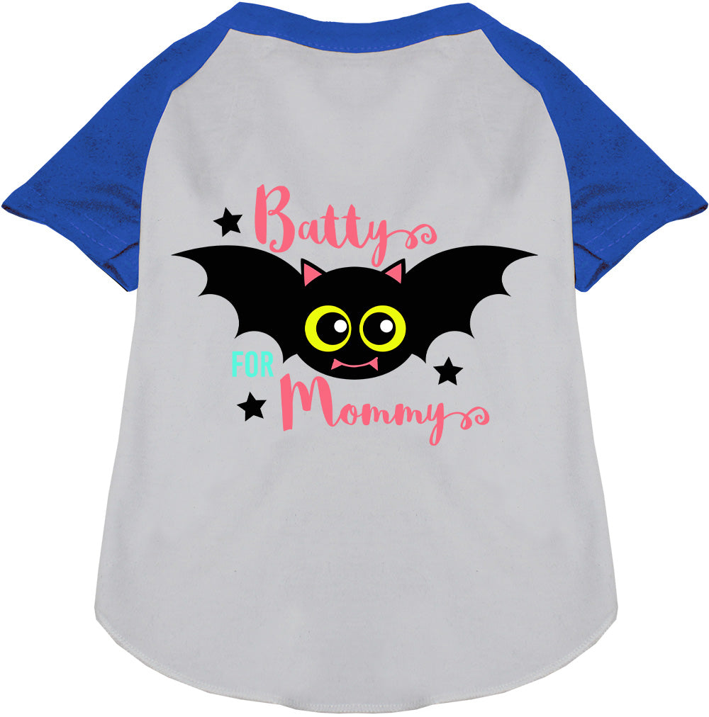 Batty for Mommy Pet Raglan Shirt-3