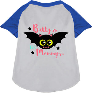 Batty for Mommy Pet Raglan Shirt-3