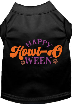 Happy Howl-Oween Pet Shirt-0