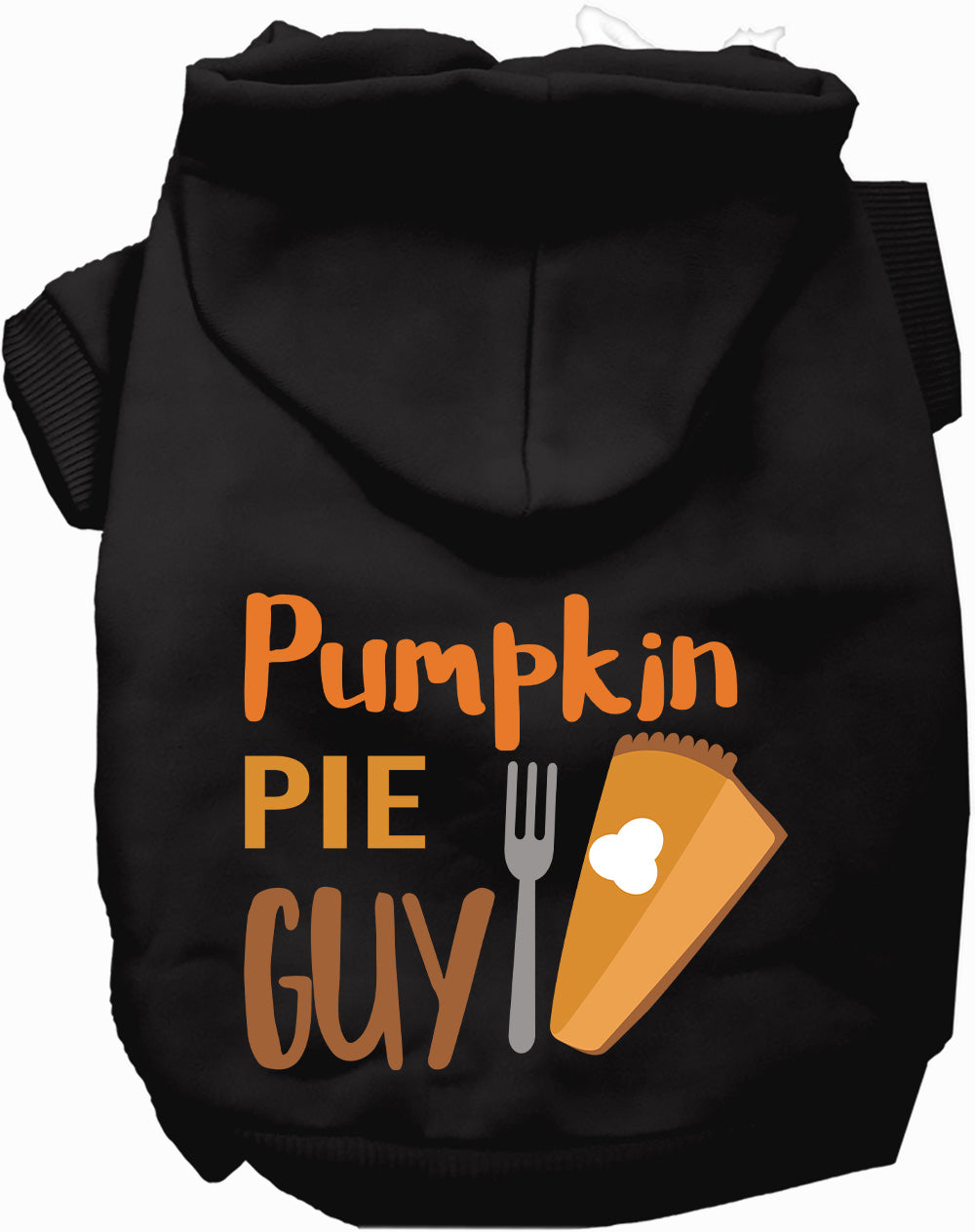 Pumpkin Pie Guy Pet Hoodie-3