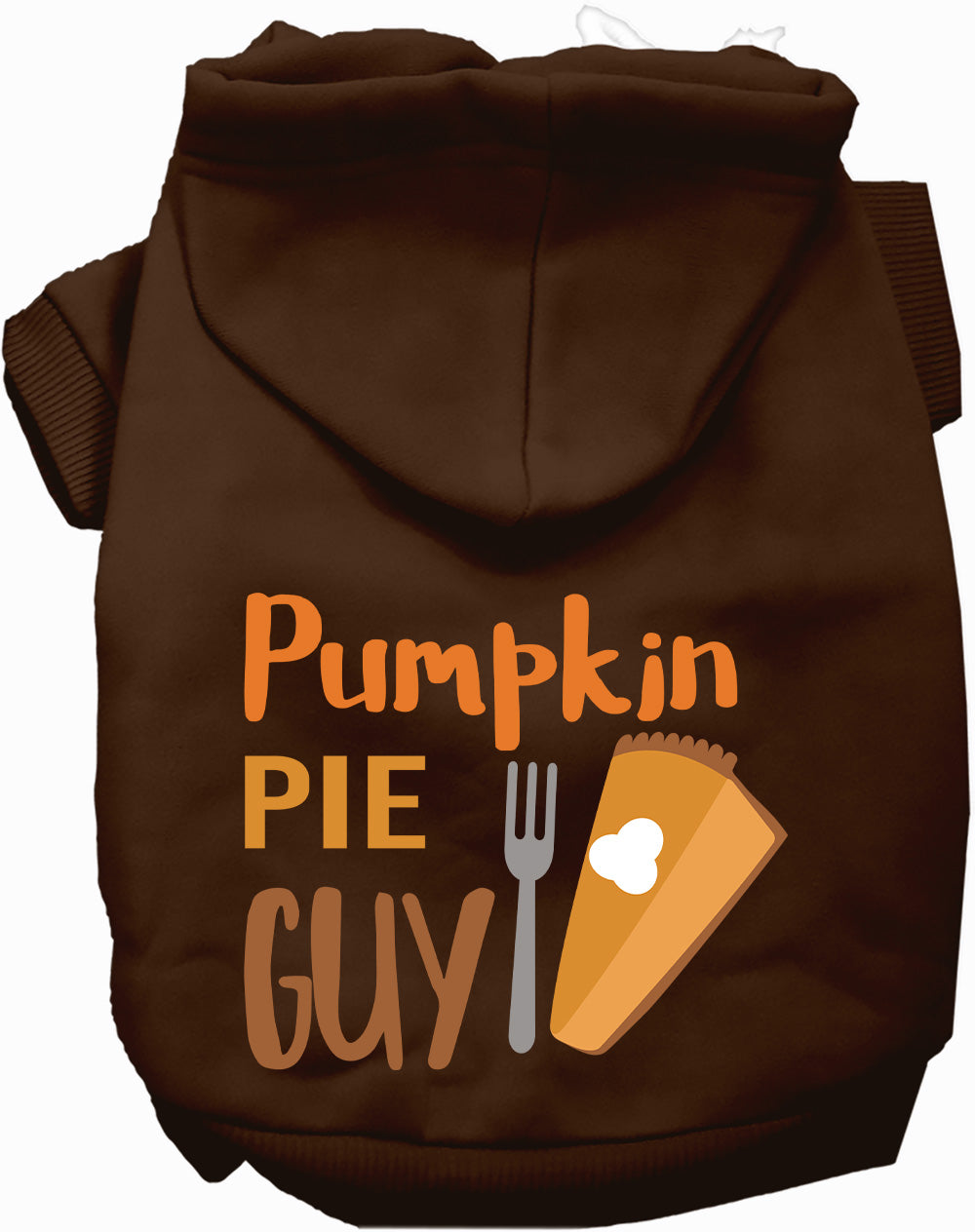 Pumpkin Pie Guy Pet Hoodie-0