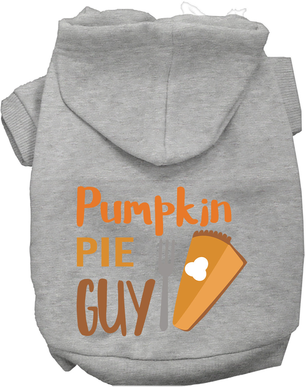 Pumpkin Pie Guy Pet Hoodie-5